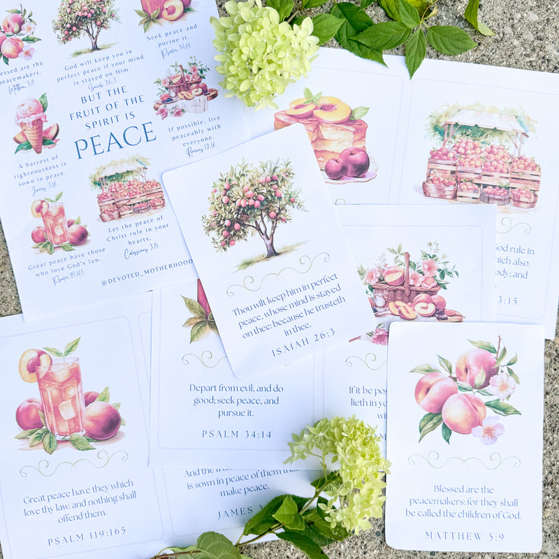 The Fruit of Peace Printables