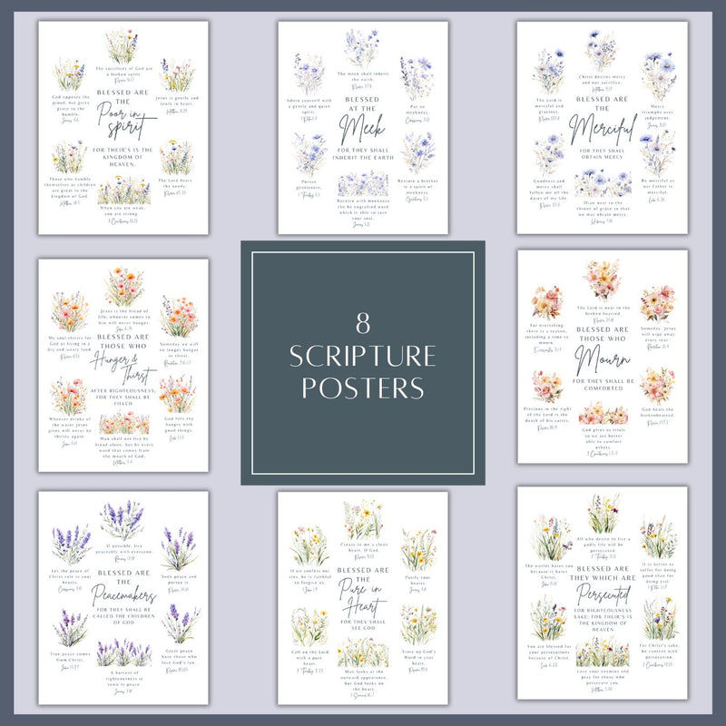 The Beatitudes Scripture Bundle