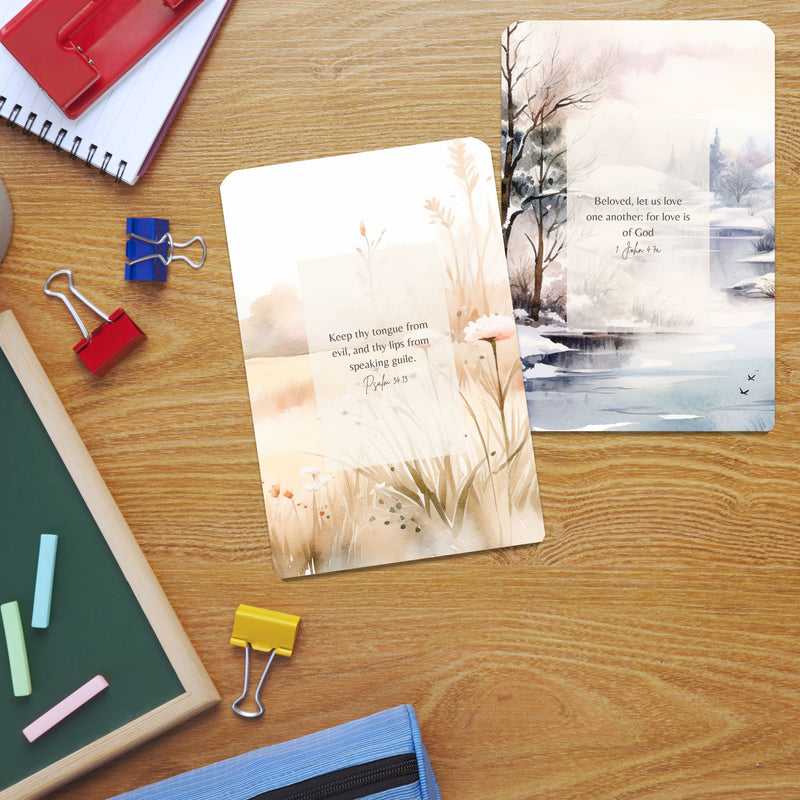 Seasonal Scripture Cards (ESV & KJV options available)