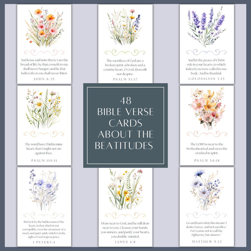 The Beatitudes Scripture Bundle