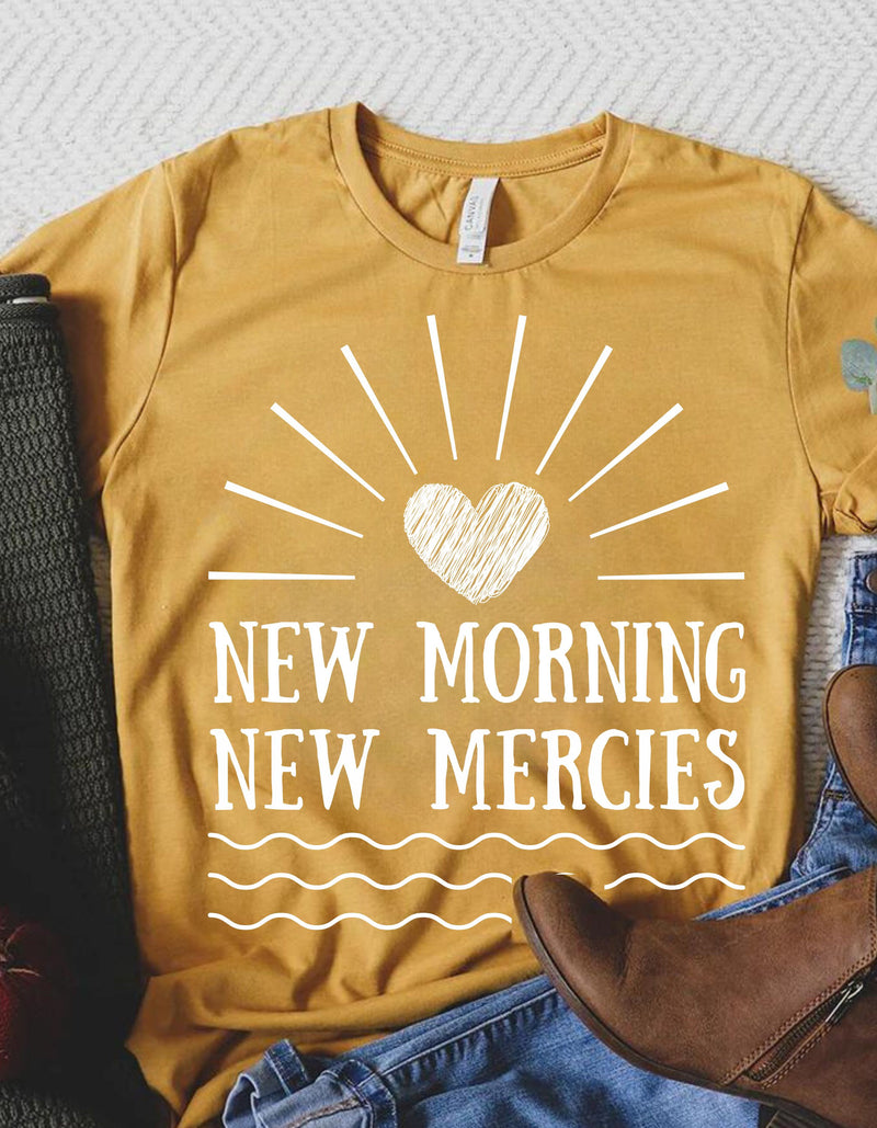 PRE-ORDER 'New Morning New Mercies' T-Shirt