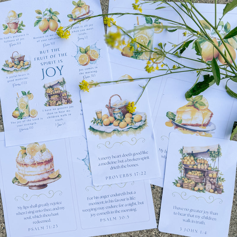 The Fruit of Joy Printables